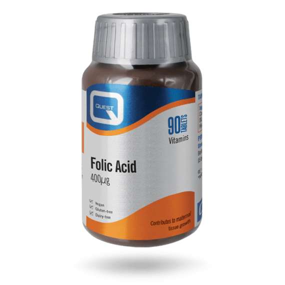 Buy Quest 400mcg 90 Folic Acid Tablets in [storefront]