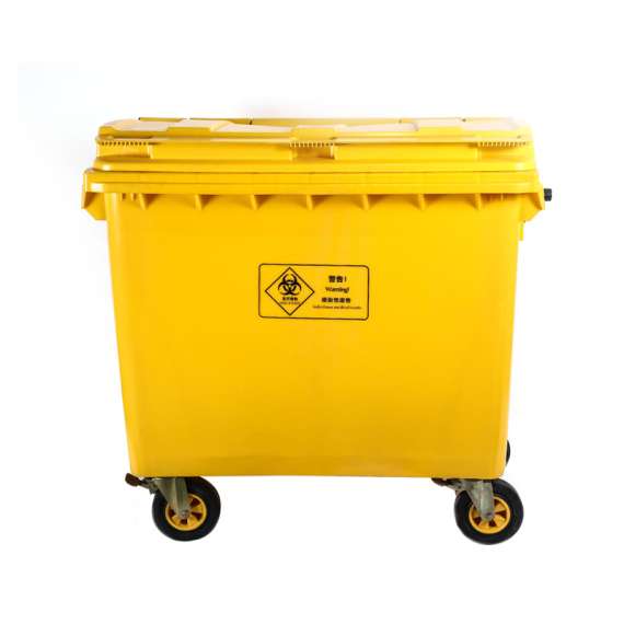 Buy Sunpower 660Litre Yellow Medical Garbage Trolley in Kenya