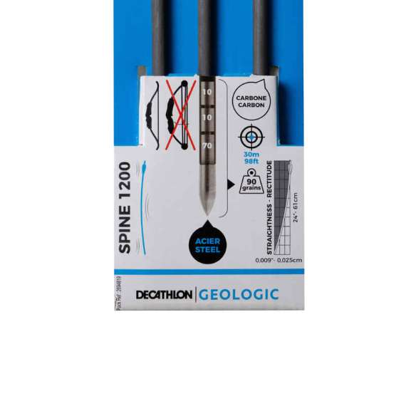 Buy Geologic Club 500 Archery Arrows, Spine Length: 800 in [storefront]