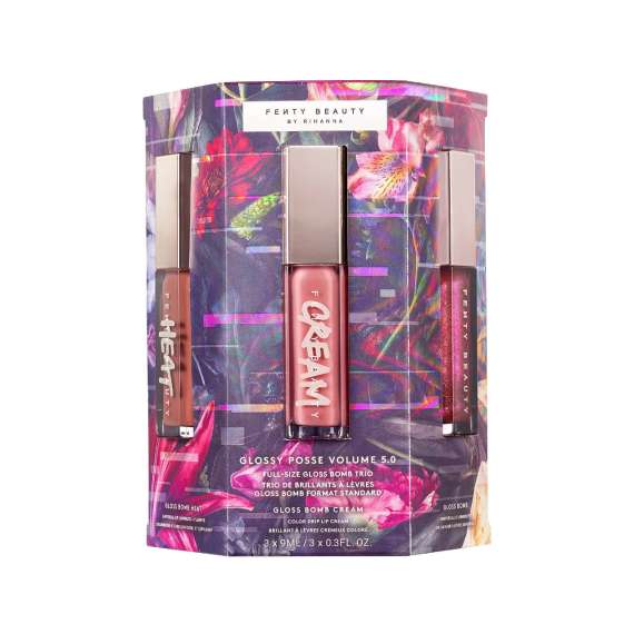 Buy Fenty Beauty Glossy Posse Volume 5.0 Lip Gloss Bomb Trio Set in [storefront]