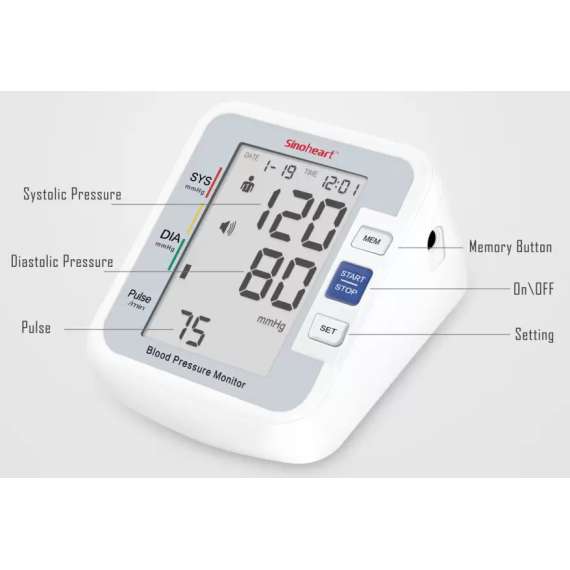Buy Sinocare BA801 Upper Arm Blood Pressure Monitor in [storefront]