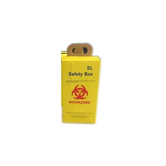 Buy Biohazard 5Litre Cardboard Sharps Box in [storefront]