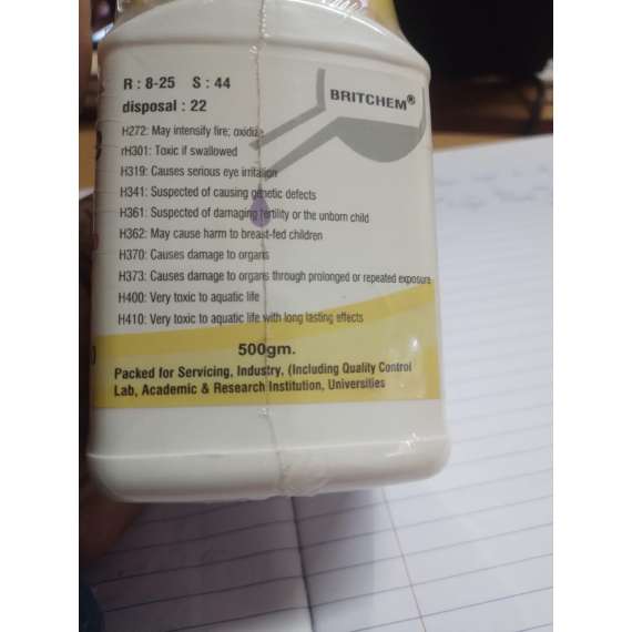 Buy Britchem 500g Sodium Nitrite Lab Reagent in [storefront]