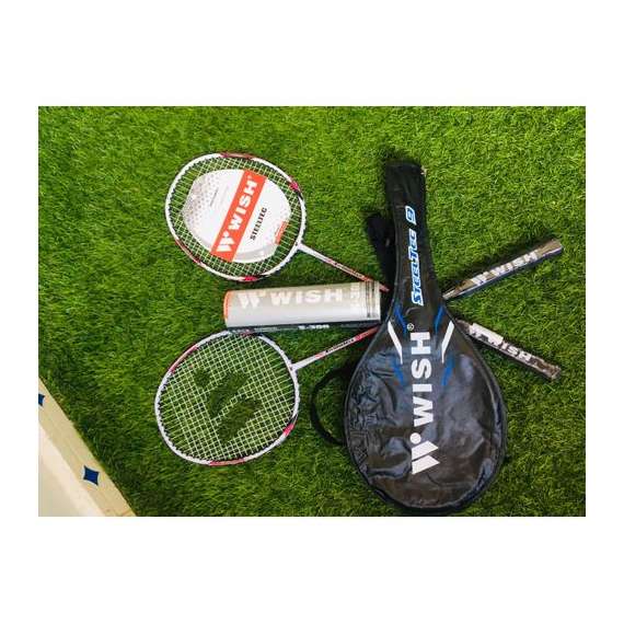Buy Wish No.9K Badminton Racket Set in [storefront]