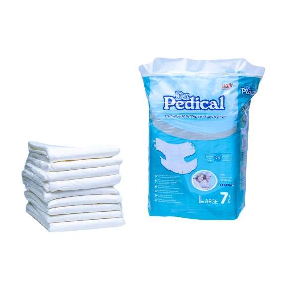 Buy Dr Pedical Large 7Pack Adult Slip Diaper in [storefront]