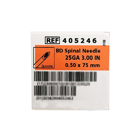 Buy BD 25G 3Inch 25Pack Spinal Needle in [storefront]
