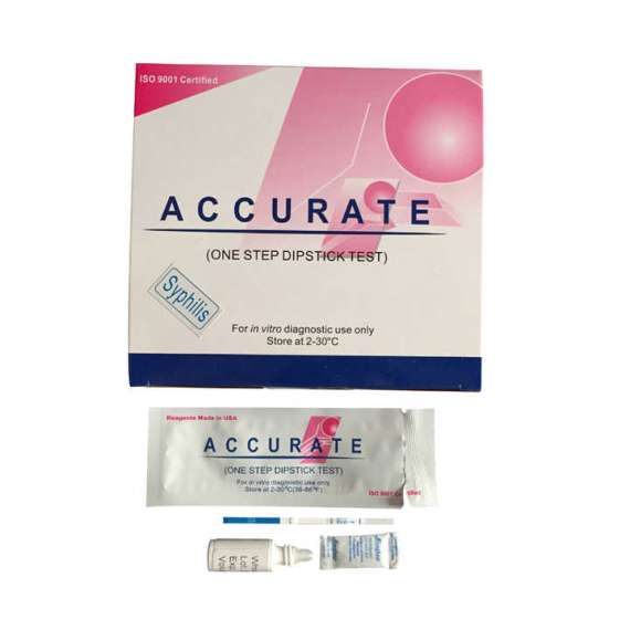 Buy Accurate 50Pack Rapid Syphilis Test Strips Kit in [storefront]