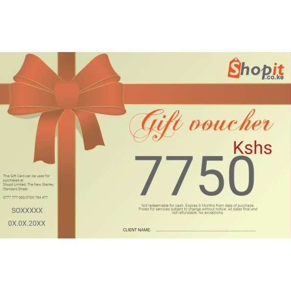 Buy Shopit Kshs 7,750 Gift Voucher in [storefront]