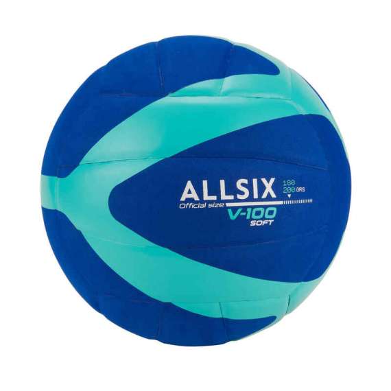Buy Allsix V100 180g to 200g Soft Blue Volleyball in [storefront]