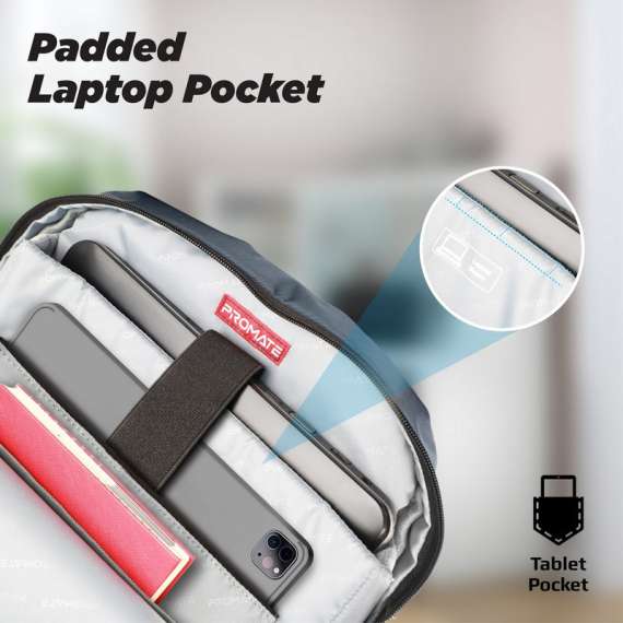 Buy Promate Limber 15.6inch Laptop Backpack in [storefront]
