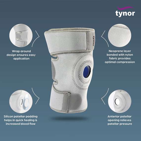 Buy Tynor Neoprene Knee Wrap Support, Size: Special Size in [storefront]