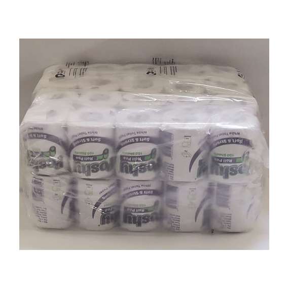 Buy Poshy Roll Poa 40Rolls Wrapped White Toilet Tissue Bale in [storefront]
