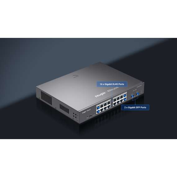 Buy Ruijie RG-ES218GC-P 18-Port Gigabit Smart Cloud Managed PoE Switch in [storefront]