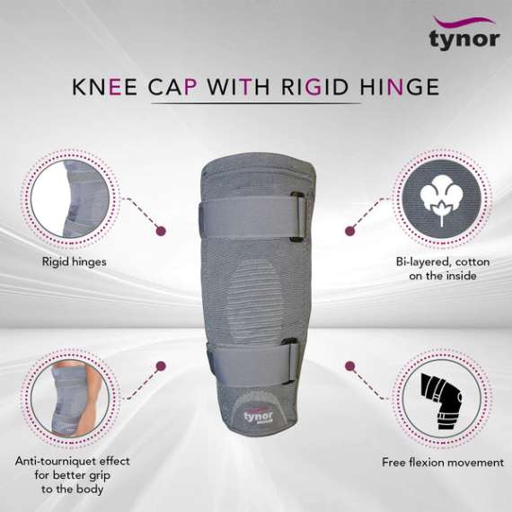 Buy Tynor Knee Cap with Rigid Hinge Support, Size: Small in [storefront]