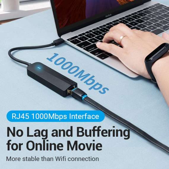 Buy Vention USB C 5 in 1 Gigabit Network Hub in [storefront]