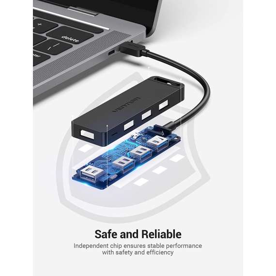 Buy Vention USB C to 4 Port USB 3.0 Hub in [storefront]