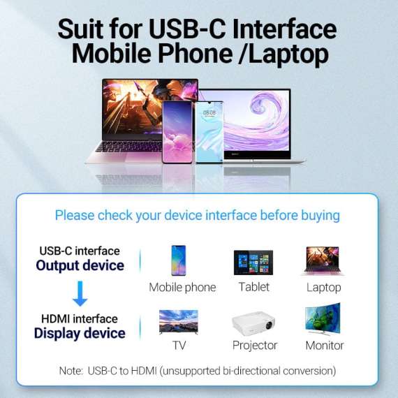 Buy Vention USB C to HDMI Converter in [storefront]