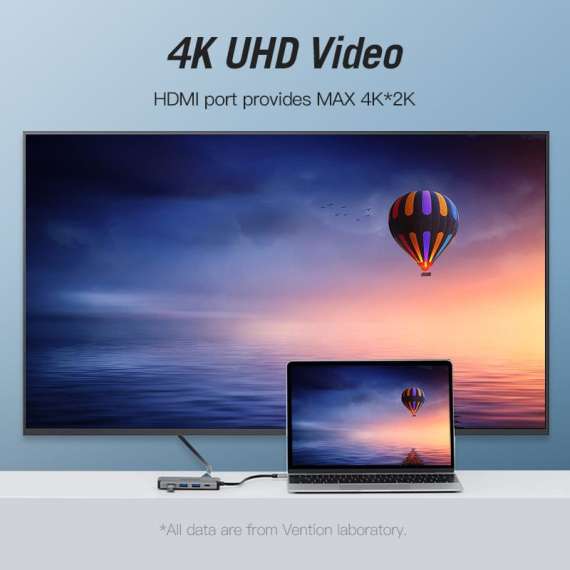 Buy Vention USB C 8 in 1 Multifunction Docking Station in [storefront]