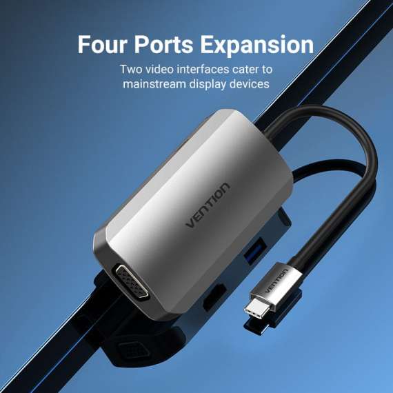 Buy Vention USB C to 4 in 1 Multifunction Docking Station in [storefront]