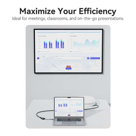 Buy Vention USB C USB A to HDMI Adapter in [storefront]