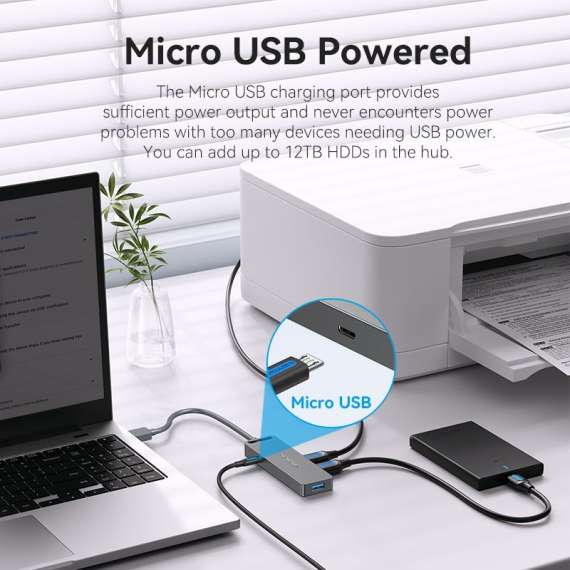 Buy Vention 4 Port USB 3.0 Hub in [storefront]