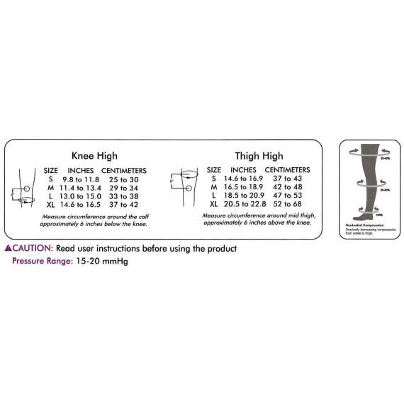 Buy Tynor DVT Thigh High One Pair Class 1 Strength Anti Embolism Stockings in [storefront]