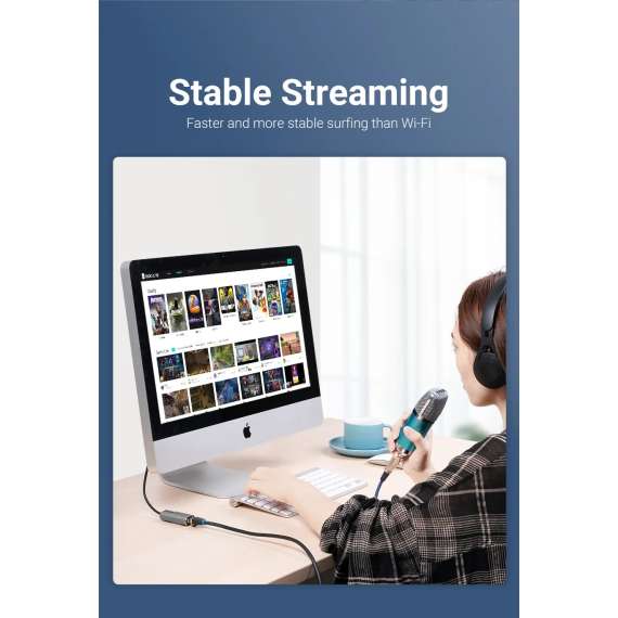 Buy Vention USB 3.0 to Gigabit Ethernet Adapter in [storefront]