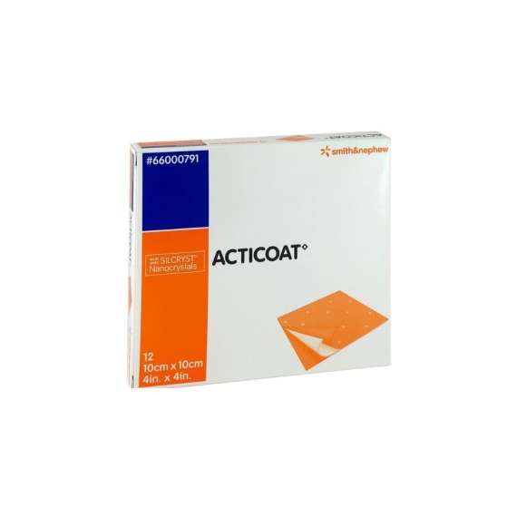 Buy Smith and Nephew 10cm by 10cm Acticoat Antimicrobial Barrier Dressing in [storefront]