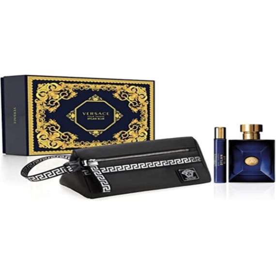 Buy Versace Pour Homme Dylan Blue Edt Three Piece Men Perfume Gift Set in [storefront]
