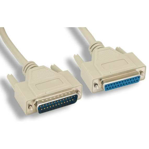 Buy Serial 25 pin Cable, Gender Type: male to female in Kenya