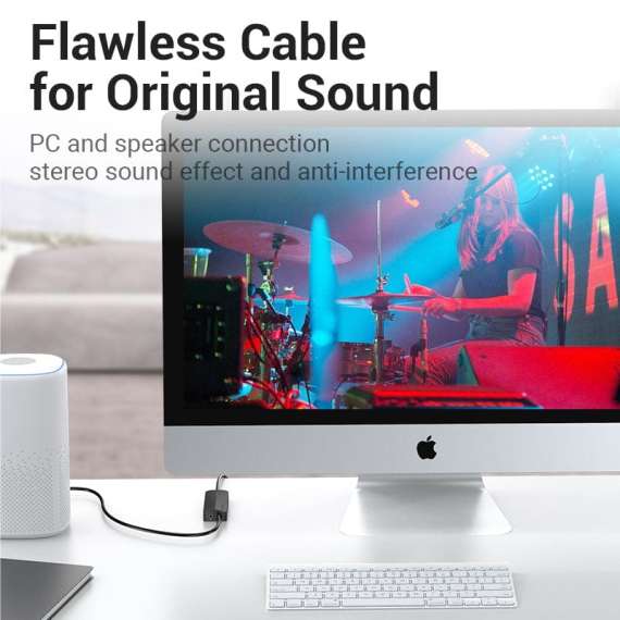 Buy Vention 3 Port USB 3.0 Hub with Sound Card Adapter in [storefront]