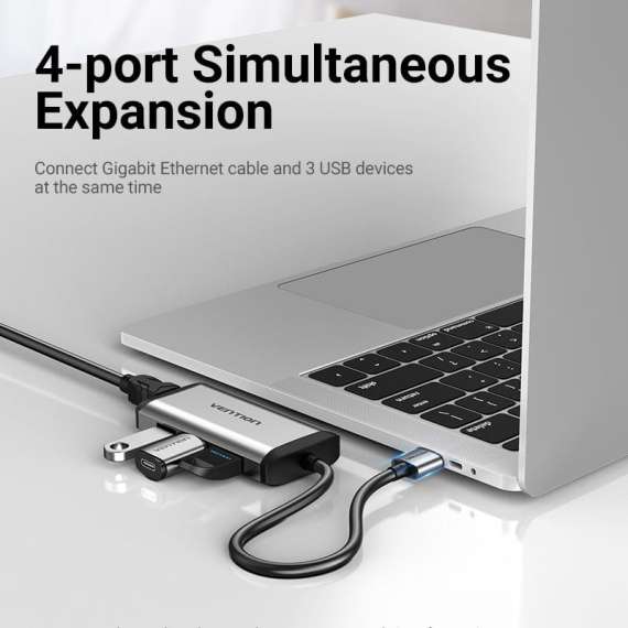 Buy Vention 3 Port USB A 3.0 Hub in [storefront]