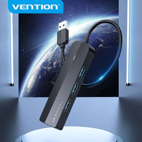 Buy Vention 3 Port USB 3.0 Hub with Gigabit Ethernet Adapter in [storefront]