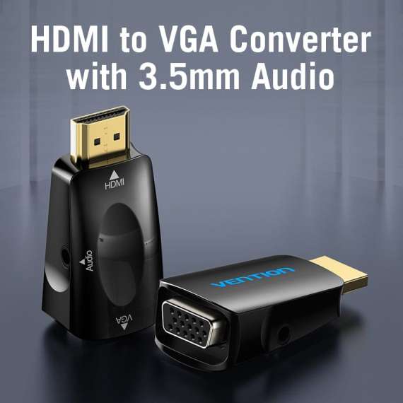 Buy Vention HDMI to VGA Converter with 3.5mm Audio Adapter in [storefront]