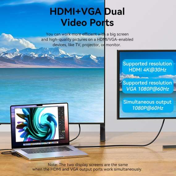 Buy Vention USB C 11 in 1 Multifunction Docking Station in [storefront]