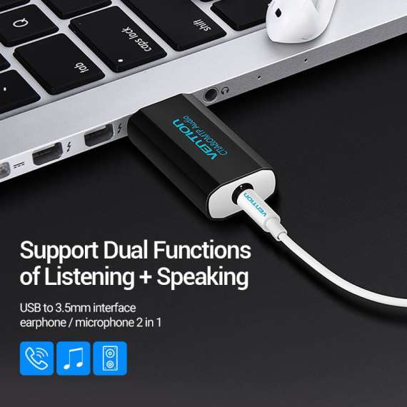 Buy Vention USB External Sound Card in [storefront]