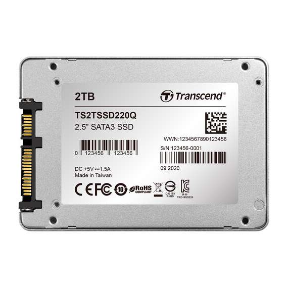 Buy Transcend 2TB SSD220Q SATA III 2.5 Internal SSD in [storefront]