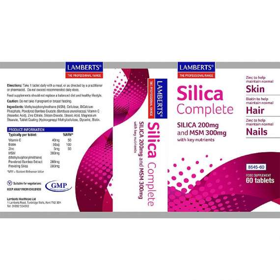 Buy Lamberts Silica Complete 60Tablets Supplement in [storefront]