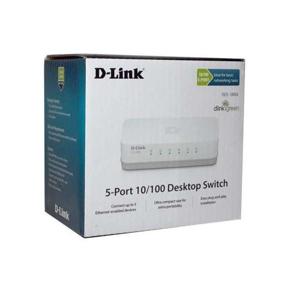 Buy D-link DES-1005C 5-Port Unmanaged Desktop Switch in [storefront]