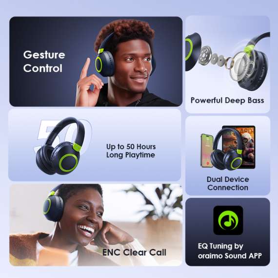 Buy Oraimo BoomPop 2S Over-Ear Wireless Headphones in [storefront]