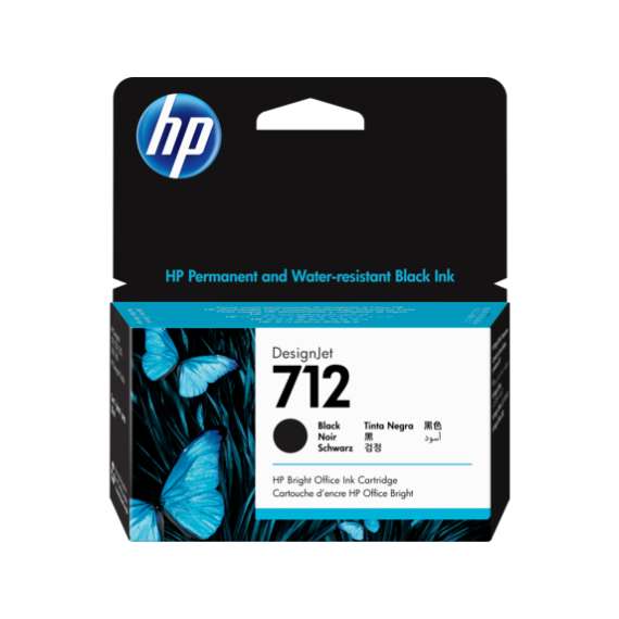 Buy HP 712 38ml  Black Original Designjet ink Cartridge in [storefront]