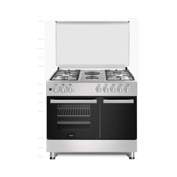 Buy Von VAC9FH42CX 4 Gas 2 Electric Cooker in [storefront]