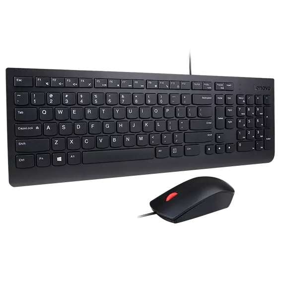 Buy Lenovo Essential Wired Combo Keyboard and Mouse in [storefront]