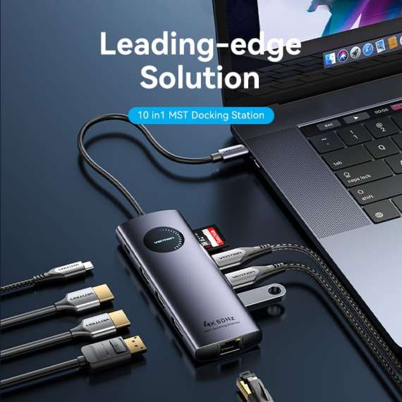 Buy Vention USB C 10 in 1 Multifunction Docking Station in [storefront]