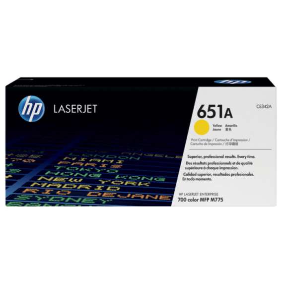 Buy HP 651A Yellow Original LaserJet Toner Cartridge in [storefront]