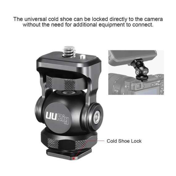Buy UURig R015 Cold Shoe Monitor Mount in [storefront]