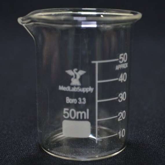 Buy Griffchem Boro 50ml Glass Beaker in [storefront]