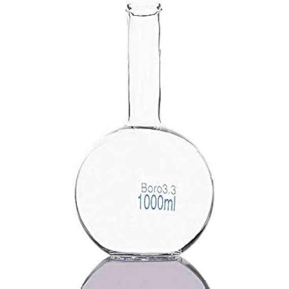 Buy Griffchem Boro 1000ml Flat Bottom Boiling Flask in [storefront]