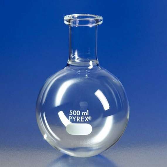 Buy Pyrex 500ml Flat Bottom Boiling Flask in [storefront]
