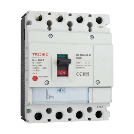 Buy Tronic SGM6 160A 4P 36KA 160L MCCB Breaker in [storefront]